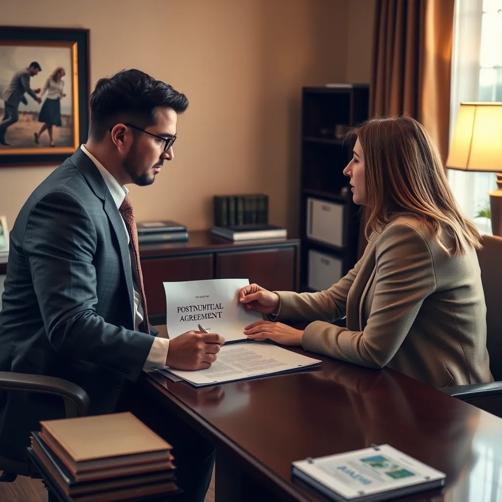 postnuptial agreement lawyer Falls Church VA